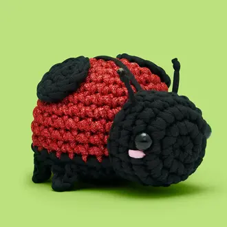 The Woobles Iris the Ladybug Beginner Crochet Kit
