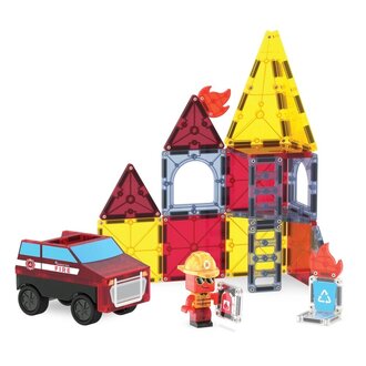 Magna-Tiles Fire Rescue