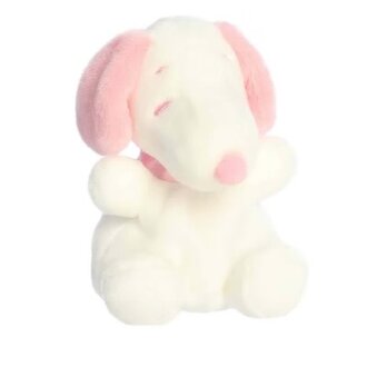 Aurora Palm Pals Peanuts Snoopy Pink & White
