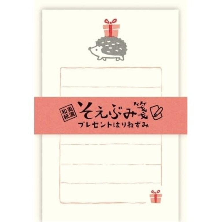 Furukawashiko Hedgehog Present Tiny Letter Set