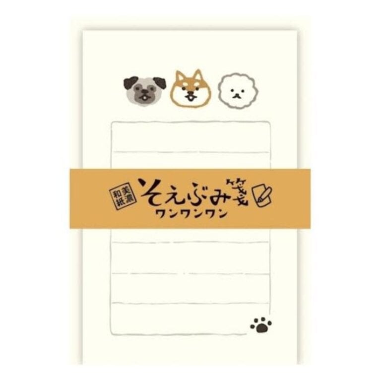Furukawashiko Three Doggies Tiny Letter Set