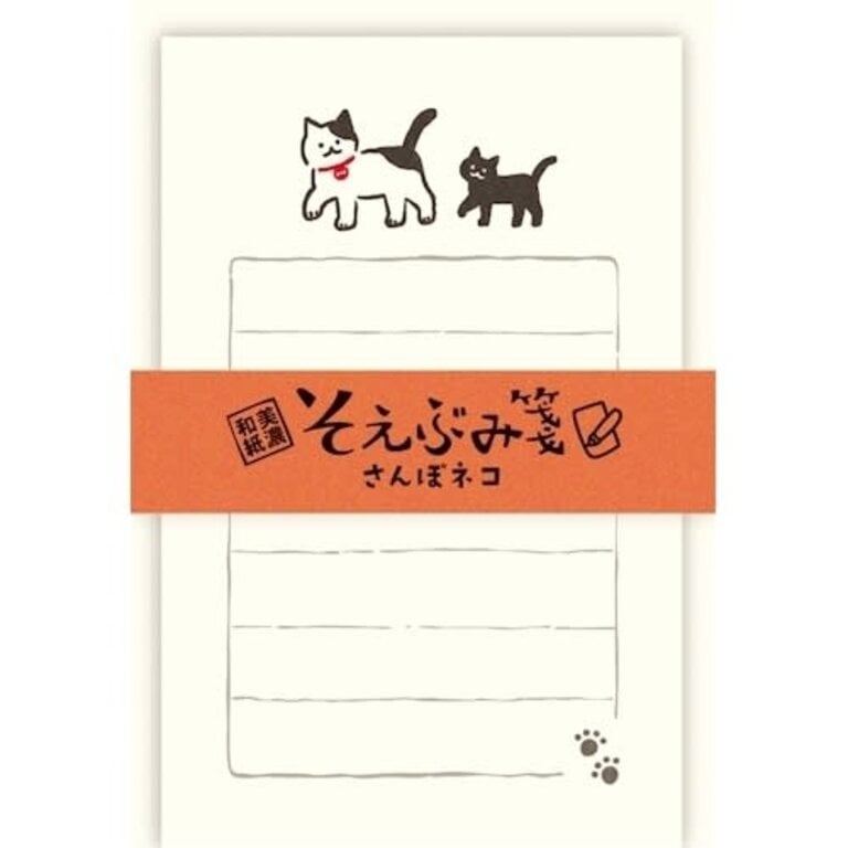 Furukawashiko Cats Walking Tiny Letter Set