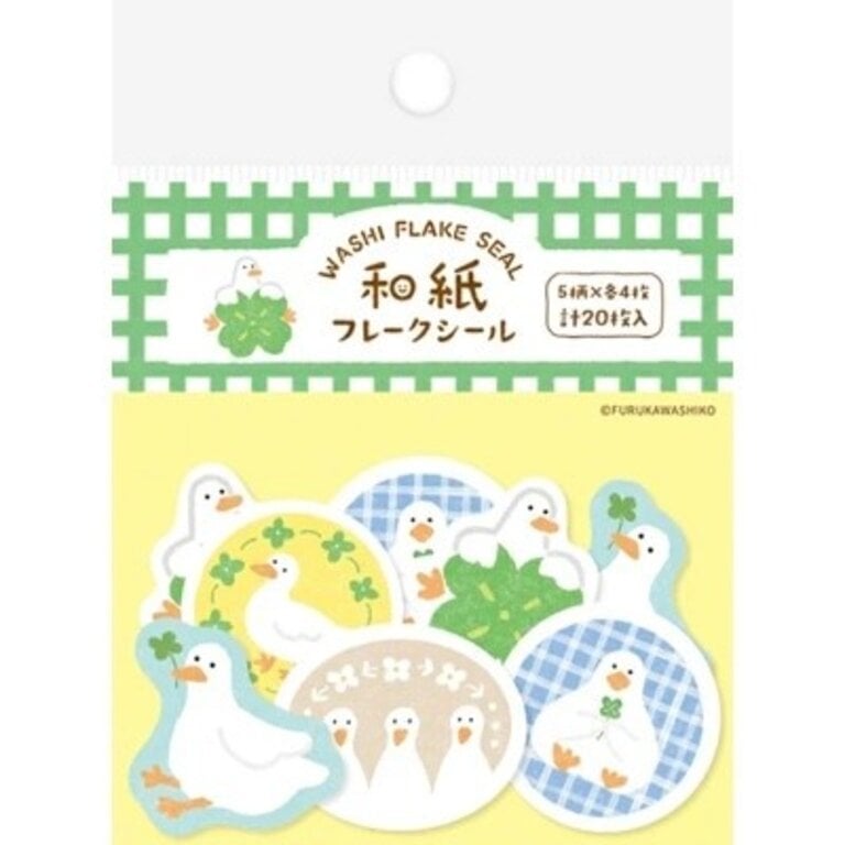 Furukawashiko Lucky Ducks Flake Sticker Pack