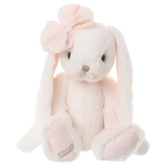 Bukowski Bears Lilibet White Bunny with Pink Bow