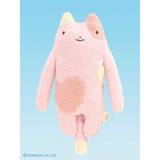 Shinada Co., LTD Fumofumo San Pink Heart Cat