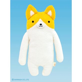 Shinada Co., LTD Fumofumo San Corgi Yellow Plush