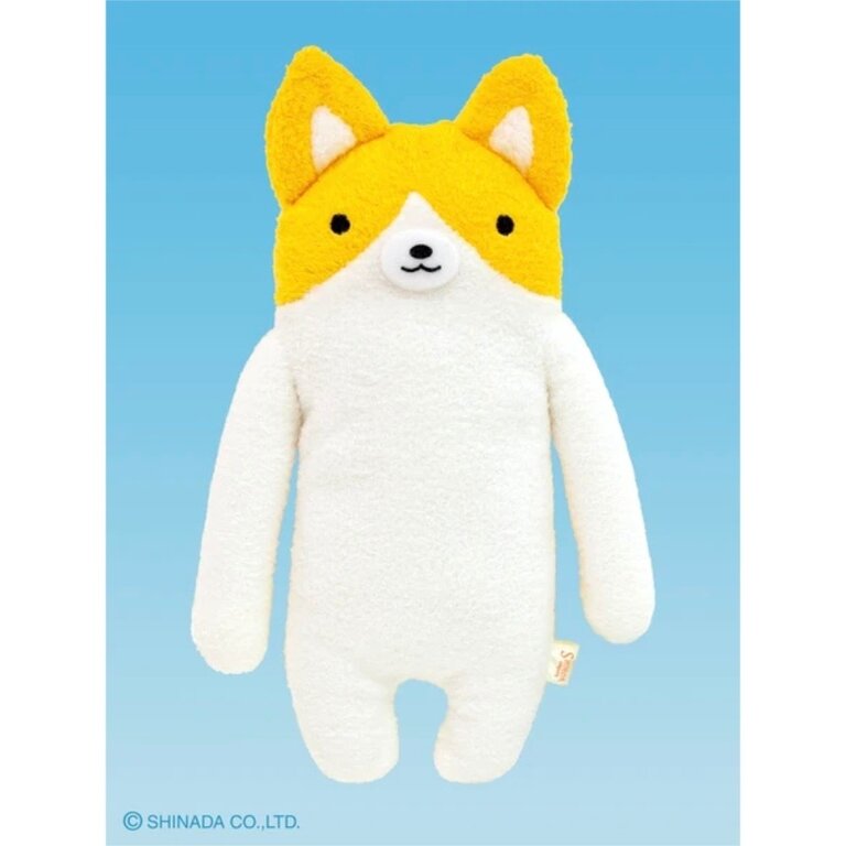 Shinada Co., LTD Fumofumo San Corgi Yellow Plush
