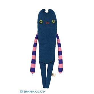 Shinada Co., LTD Mokeke Dark Blue Monster Plush
