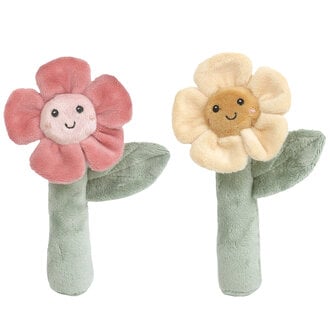 Mon Ami Flower Rattle Single Assorted