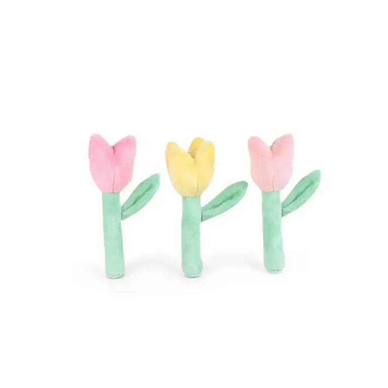 Mon Ami Plush Tulip Rattle Single Assorted