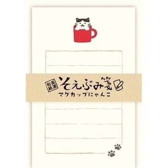 Furukawashiko Mug Cat Tiny Letter Set
