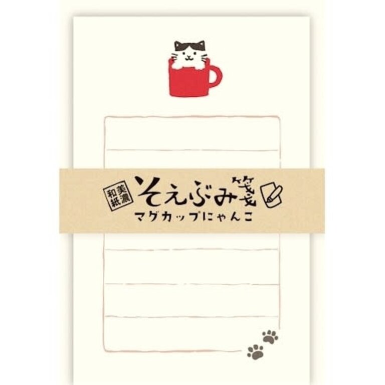 Furukawashiko Mug Cat Tiny Letter Set