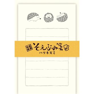 Furukawashiko Hedgehog Tiny Letter Set