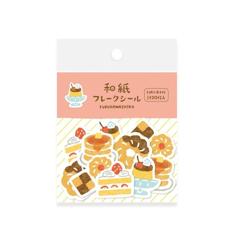Furukawashiko Snack Flake Sticker Pack