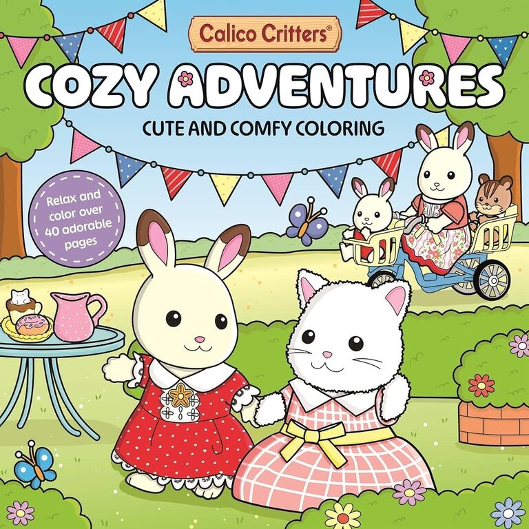 Calico Critters Cozy Adventures Coloring Book