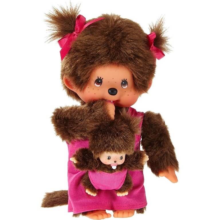 Sekiguchi Monchhichi Mother Care Pink Girl