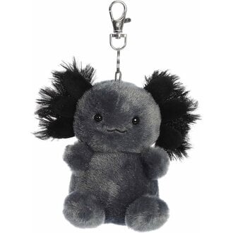 Aurora Palm Pals Keychain Onyx Axolotl