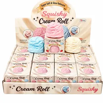 Crunchy Cream Roll Squishy Single Assorted 221