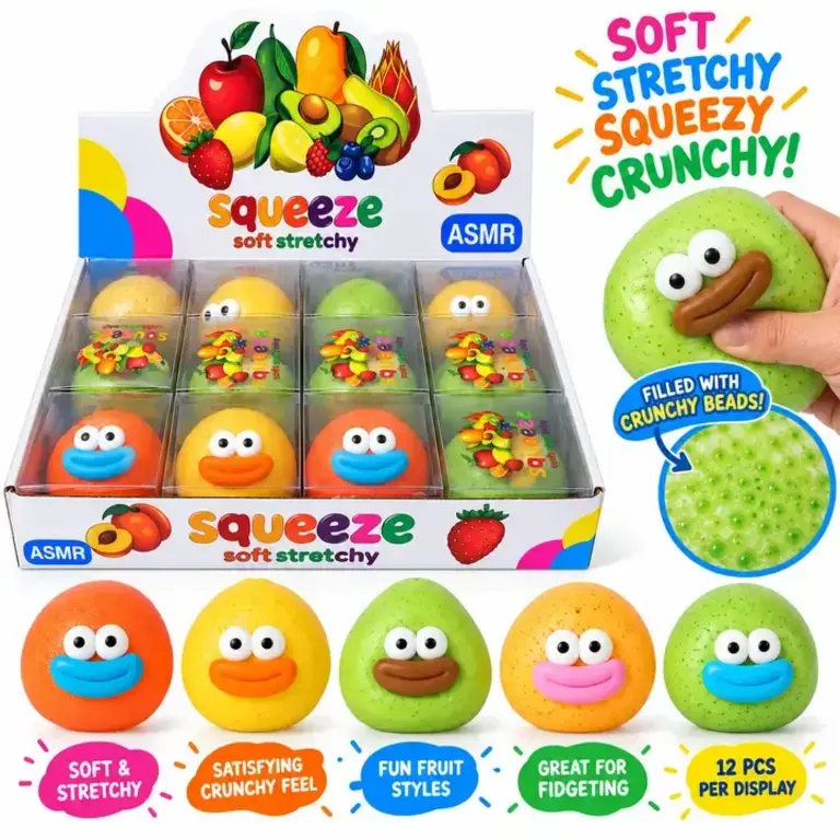 Crunch Smiley Fruit Squishy