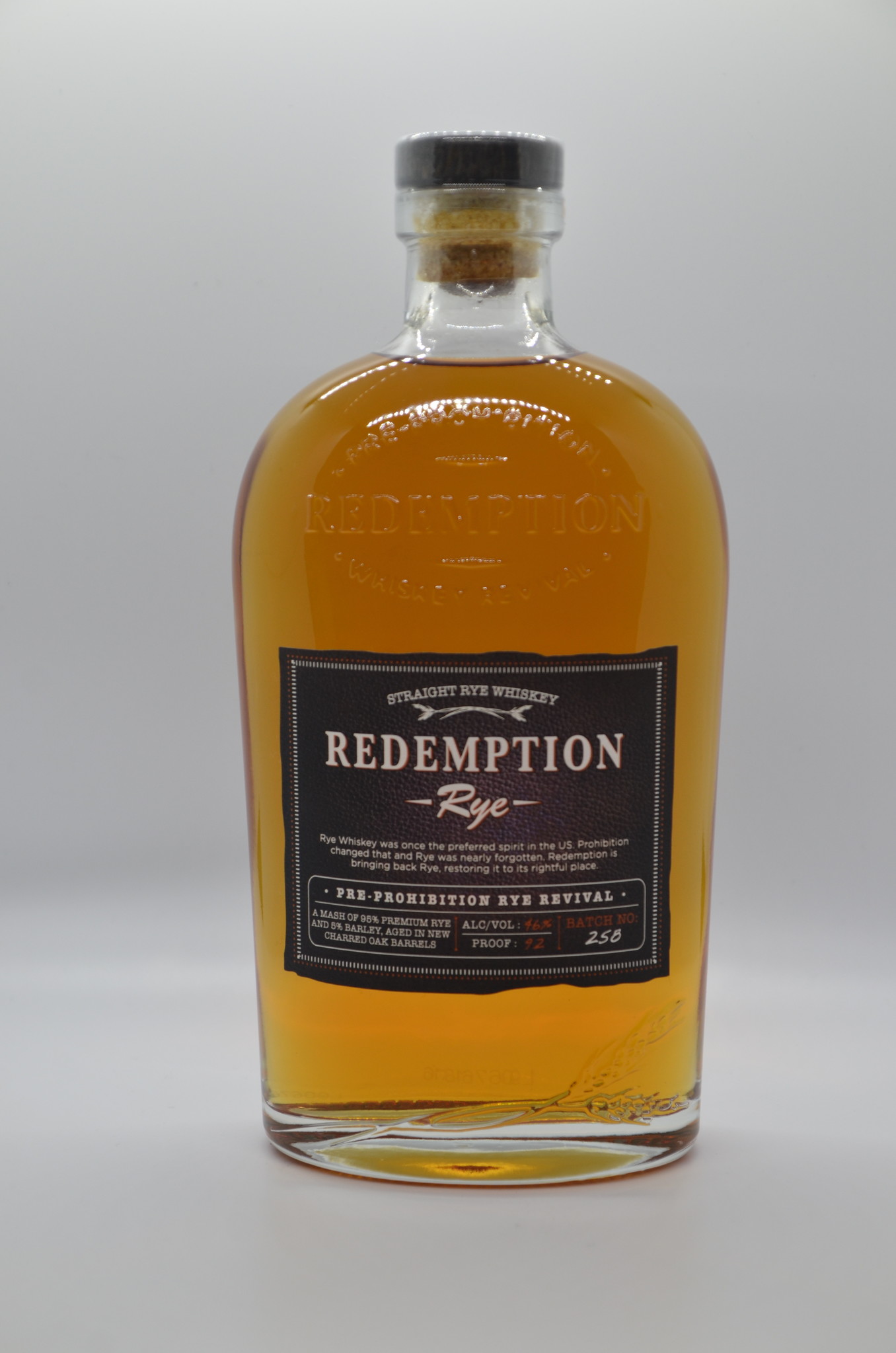 Redemption Rye Whiskey Astoria Wine Spirits