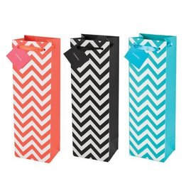 USA Assorted Chevron Gift Bag #3352