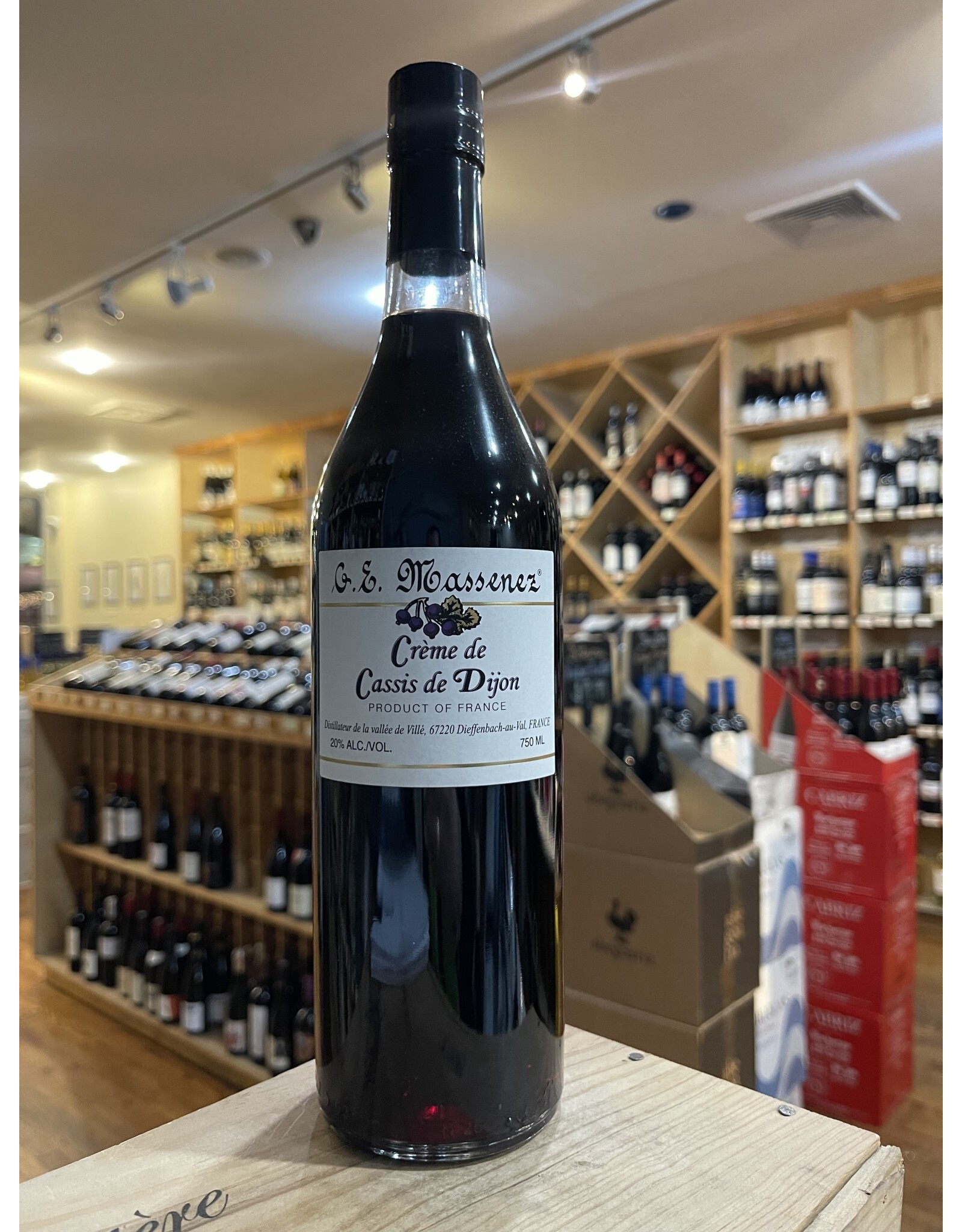 France G. E. Massenez Crème De Cassis 750ml