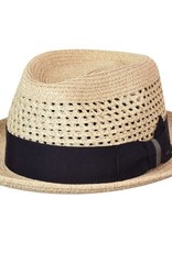 Bailey Hat Co. HAT-FEDORA "WILSHIRE" STRAW-BRAID