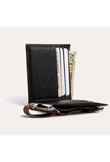 WALLET-CLASSIC LEATHER, BLACK