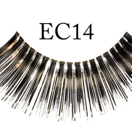 EYELASH-METALLIC, BLACK/SILVER