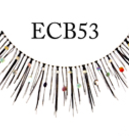 EYELASH-BLACK W/GLITTER  #CB53