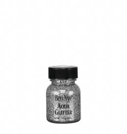 Ben Nye AQUA GLITTER, SILVER,1 FL OZ