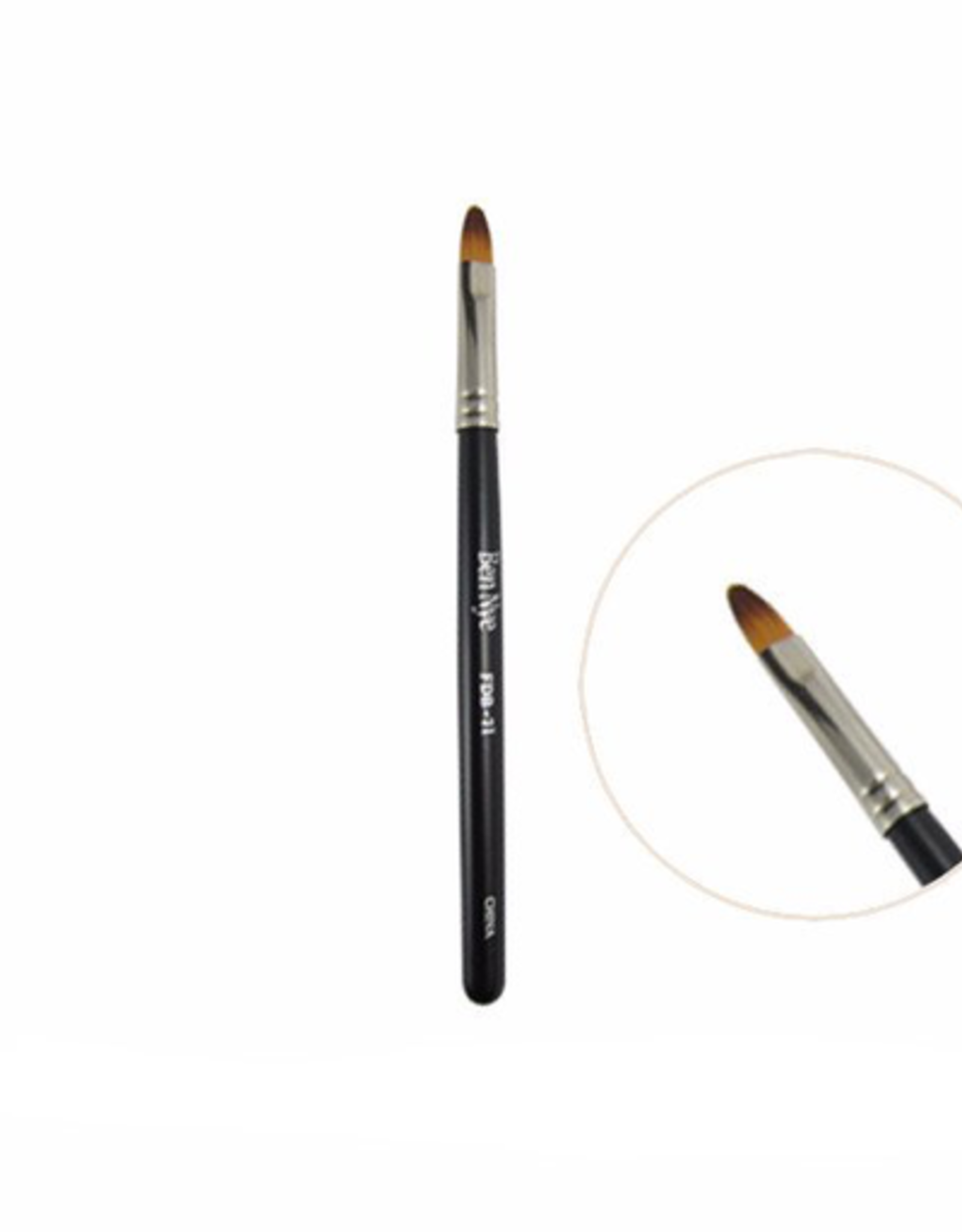 Ben Nye BRUSH-FINE DETAIL, LIP, COMPACT SIZE