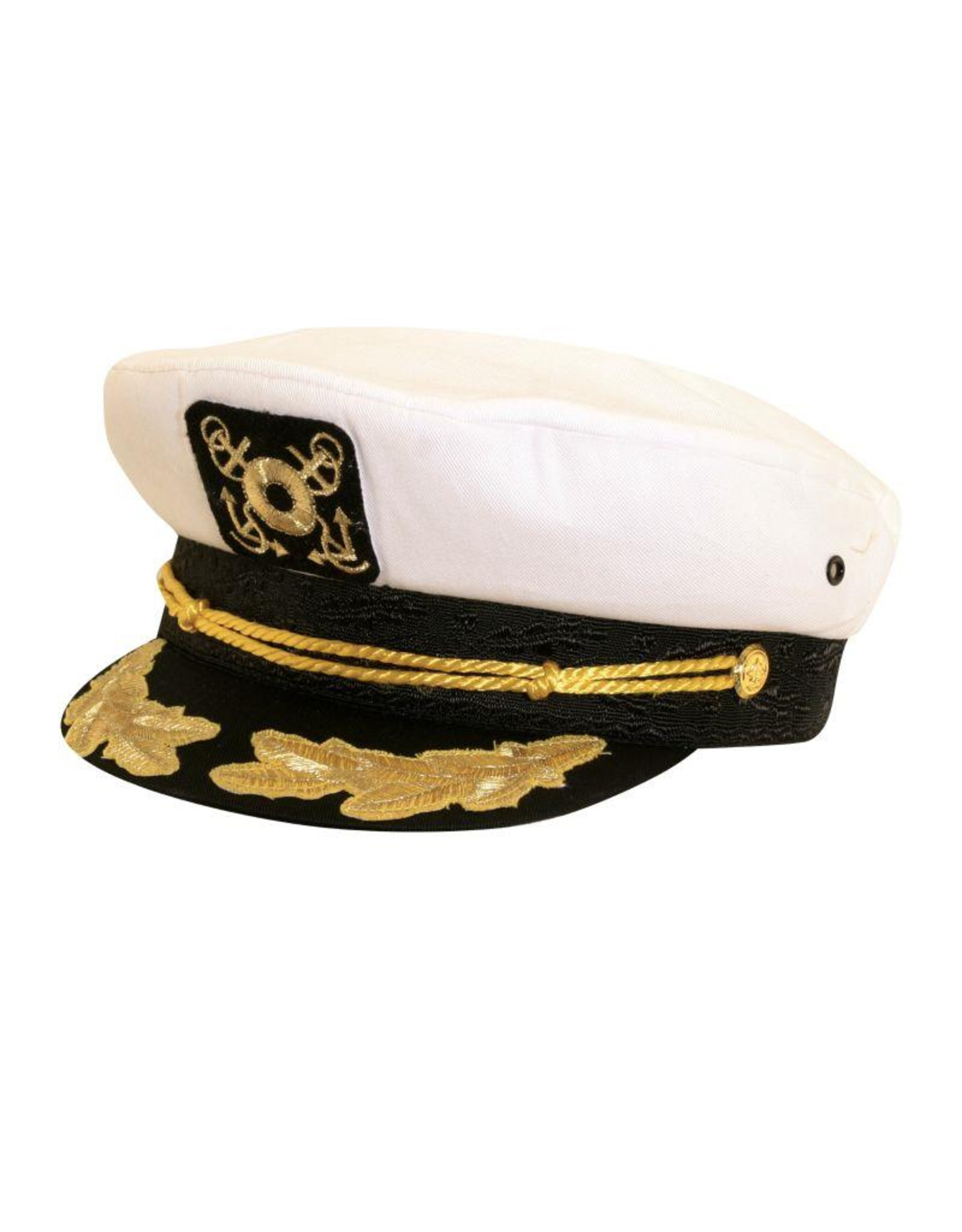 HAT-UNIFORM "AHOY" YACHT CAP, WHITE, O/S