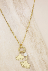 NECKLACE-AQUATIC, PEARL & GOLD