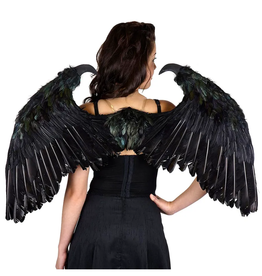 WINGS-FEATHER-MALEFICIENT, BLACK