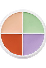 Ben Nye CONCEALER-WHEEL MEDIA PRO L-CORRECTOR COLORS, 4 SHADES