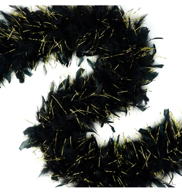 FEATHER BOA-CHANDELLE-LUREX MED