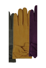 GLOVES-FASHION-FAUX SUEDE, TEXTING