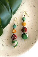 Faire/WorldFinds EARRINGS-WORLDFINDS GRANDUATED KANTHA