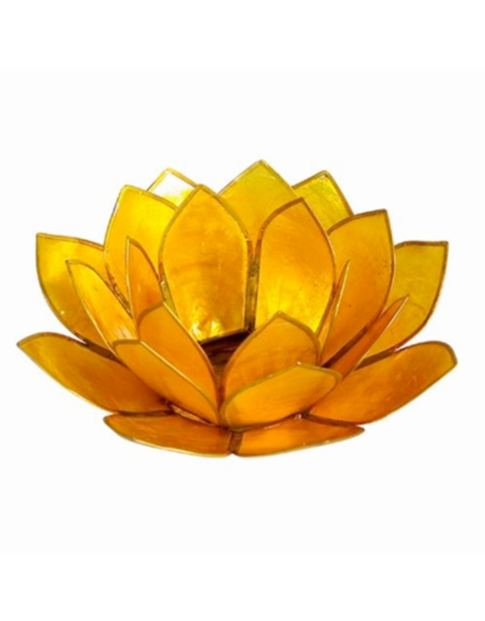 CANDLE-TEALIGHT HOLDER, PEARL LOTUS FLOWER,