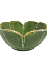 BOWL-LILY PAD, CLOVER, CERAMIC