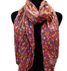 SCARF-COLORFUL DOTS