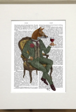 Faire/FabFunky LTD ART PRINT-ANIMAL ON PAGE 11 X 14  (SET I)