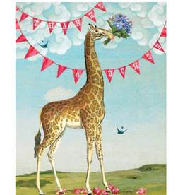 CARD-JUST BECAUSE "THANKS A BUNCH" GIRAFFE