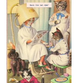 CARD-JUST BECAUSE "ROCK THE CAT SPA"