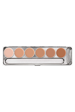 Kryolan PALETTE-SUPRACOLOR, 6 COLOR 1W-6W