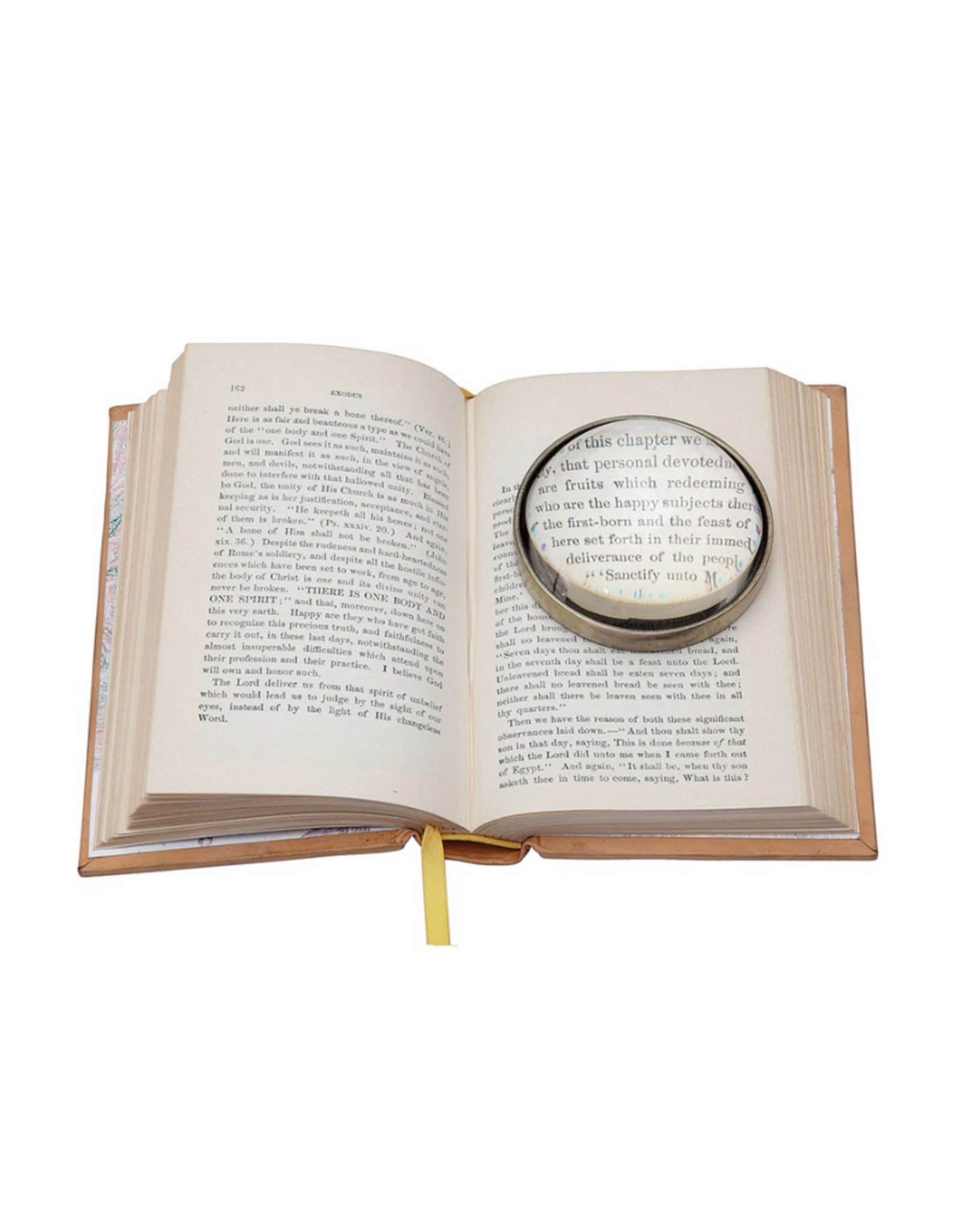 MAGNIFYING GLASS-ROUND GLASS W/METAL, 3"