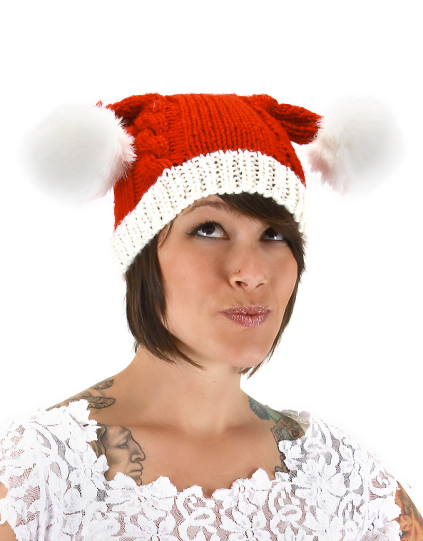 HAT-SANTA-KNIT BEANIE