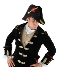 HAT-ADMIRAL BICORN W/ROSETTE