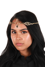 CROWN-ELFISH CIRCLET, GOLD WITH CENTER JEWEL